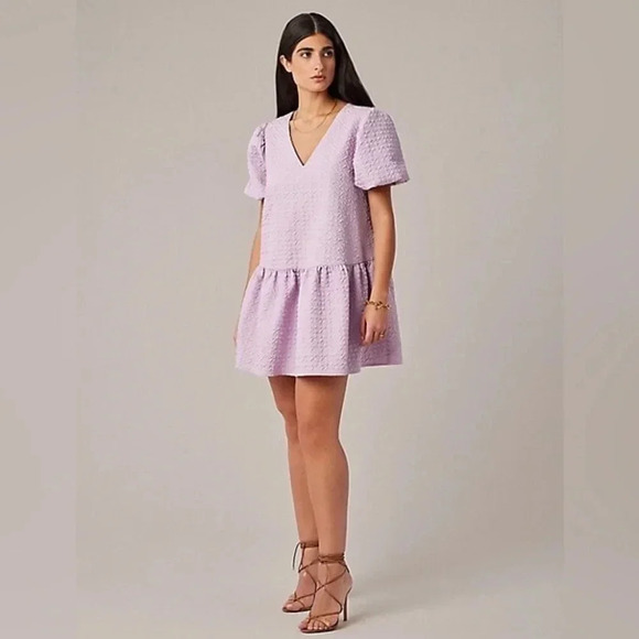 Hudson North Easy  V neck Short Sleeve Short Dress Dark Orchid - Picture 1 of 15
